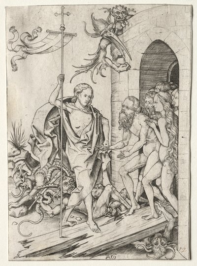 Passion Jesu Christi: Der Abstieg in die Vorhölle, 1400er von Master AG