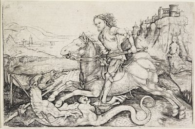 Sankt Georg und der Drache von Master A. G.