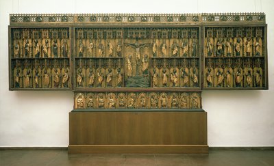 Hochaltar von St. Peter in Hamburg, der Grabower Altar, 1383 von Master Bertram of Minden