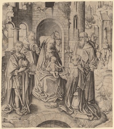 Die Anbetung der Könige von Master I.A.M. of Zwolle
