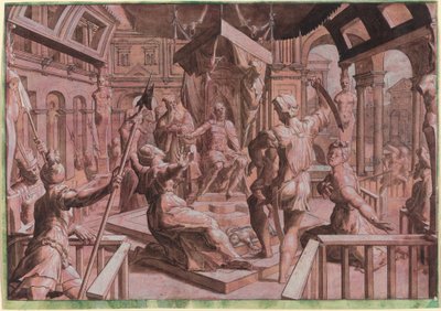 Das Urteil Salomos von Master Of The Liechtenstein Adoration
