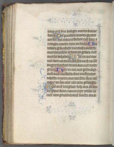 Stundenbuch Gebrauch von Utrecht: fol. 174v, Text, c. 1460-1465 von Master of Gijsbrecht van Brederode