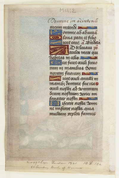 Verkündigung an die Hirten, aus einem Stundenbuch, ca. 1485 von Master of Guillaume Lambert