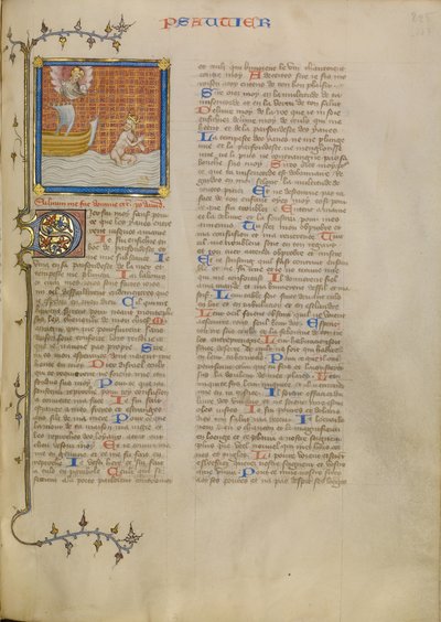 David im Wasser von Master of Jean de Mandeville