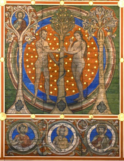Adam und Eva. (Detail) von Master of Lower Saxony