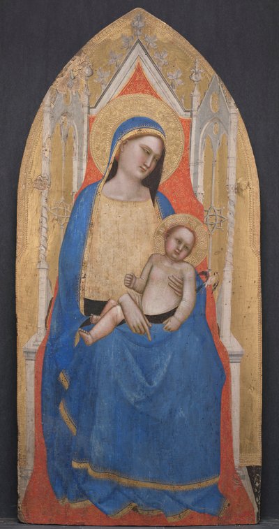 Madonna und Kind auf dem Thron, ca. 1350 von Master of San Lucchese