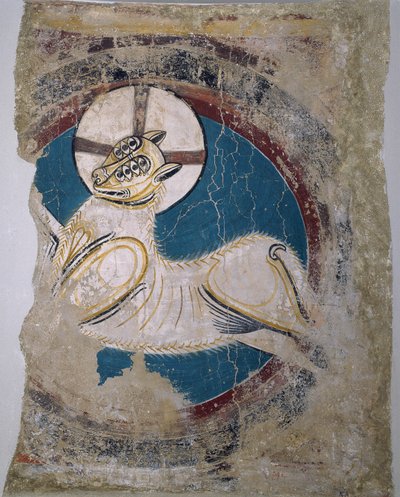 Apokalyptisches Lamm aus Sant Climent de Taüll von Master of Tahull