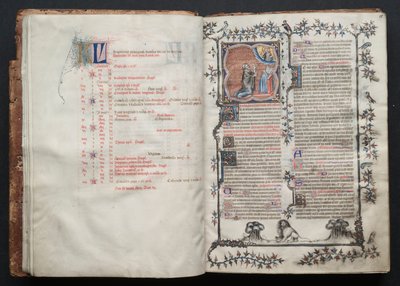 Das Gotha Missale: Fol. 10v, Text von Master of the Boqueteaux