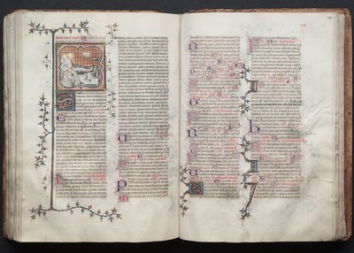 Das Gotha Missale: Fol. 123r, Text von Master of the Boqueteaux