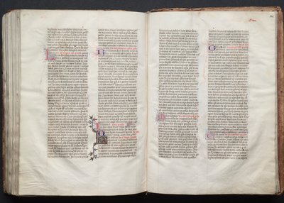 Das Gotha-Missale: Fol. 148r, Text, ca. 1375 von Master of the Boqueteaux