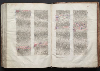 Das Gotha Missale: Fol. 152r, Text, ca. 1375 von Master of the Boqueteaux