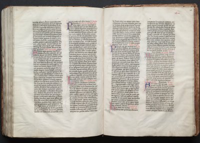 Das Gotha-Missale: Fol. 155r, Text, ca. 1375 von Master of the Boqueteaux