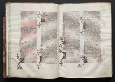 Das Gotha-Missale: Fol. 25r, Text, ca. 1375 von Master of the Boqueteaux