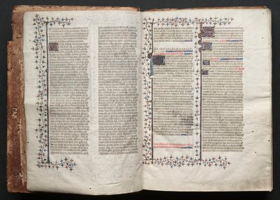 Das Gotha Missale: Fol. 2r, Text (ca. 1375) von Master of the Boqueteaux