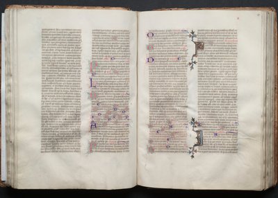 Das Gotha Missale: Fol. 49v, Text von Master of the Boqueteaux