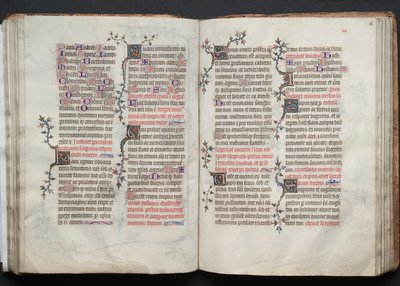 Das Gotha Missale: Fol. 65v, Text, um 1375 von Master of the Boqueteaux