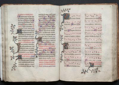 Das Gotha Missale: Fol. 66v, Text von Master of the Boqueteaux