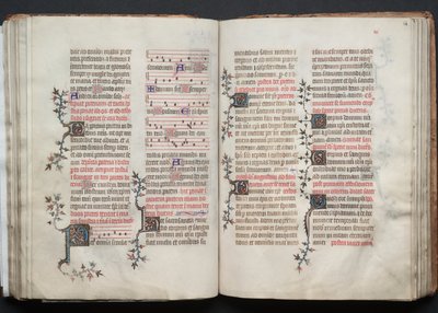 Das Gotha Missale: Fol. 68r, Text, um 1375 von Master of the Boqueteaux