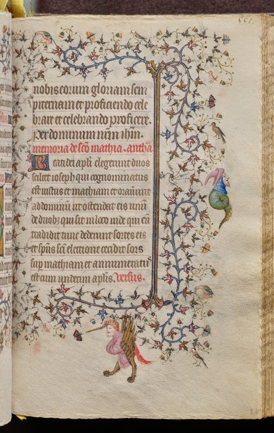 Stundenbuch von Karl dem Edlen, König von Navarra (1361-1425): fol. 270r, Text von Master of the Brussels Initials and Associates