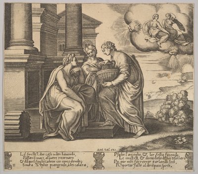 Tafel 11: Psyche macht ihren Schwestern Geschenke, aus 