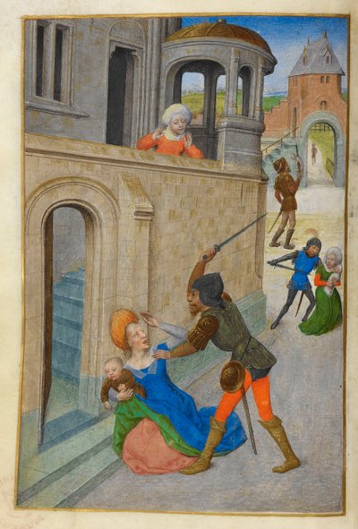 Das Massaker der Unschuldigen von Master of the Dresden Prayer Books
