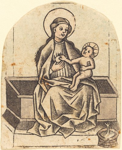 Madonna mit Kind von Master of the Dutuit Mount of Olives