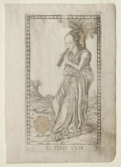 Euterpe (Musik, Lyrik) (aus der Tarocchi-Serie D: Apollo und die Musen, #18) von Master of the E Series Tarocchi