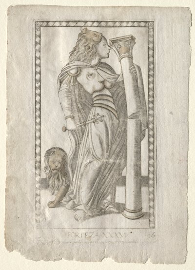 Stärke (aus der Tarocchi-Serie B: Kosmische Prinzipien & Tugenden, #36) von Master of the E Series Tarocchi