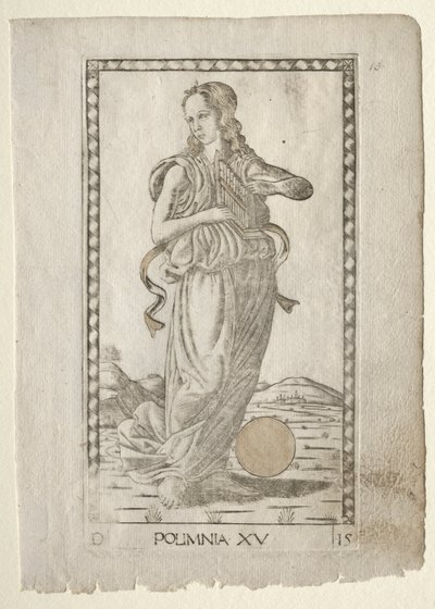 Polyhymnia (heroische Hymnen) (aus der Tarocchi-Serie D: Apollo und die Musen, #15) von Master of the E Series Tarocchi