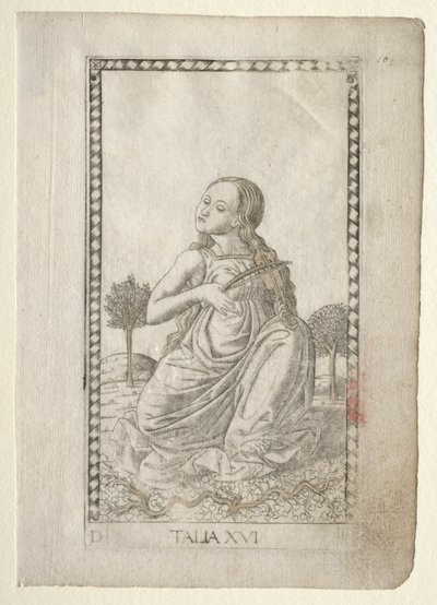 Thalia (Komödie, Hirtendichtung) (aus der Tarocchi-Serie D: Apollo und die Musen, #16) von Master of the E Series Tarocchi