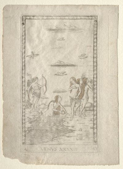 Venus aus den Tarocchi, Serie A: Firmamente des Universums, #43 von Master of the E Series Tarocchi