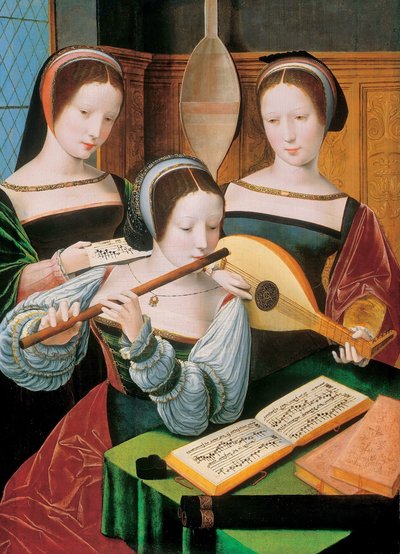 Musizierende Gesellschaft von Master of the Female Half Lengths