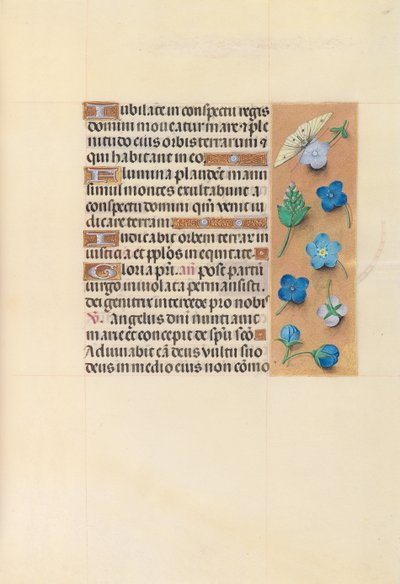 Stundenbuch der Königin Isabella der Katholischen, Königin von Spanien: Fol. 110r, ca. 1500 von Master of the First Prayerbook of Maximillian