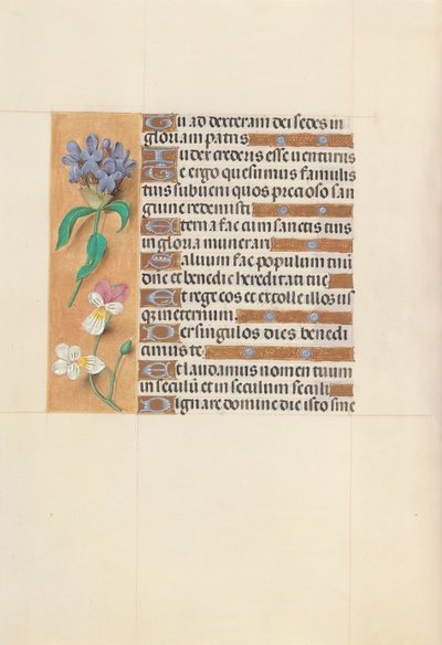 Stunden der Königin Isabella der Katholischen, Königin von Spanien: Fol. 113v, um 1500 von Master of the First Prayerbook of Maximillian