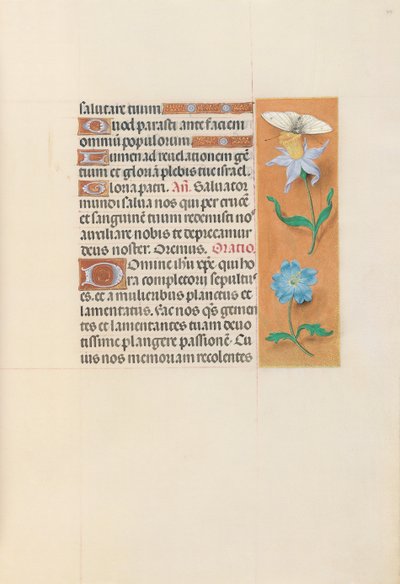 Stundenbuch der Königin Isabella der Katholischen, Königin von Spanien: Fol. 79r, um 1500 von Master of the First Prayerbook of Maximillian