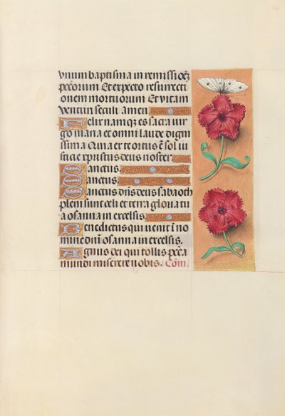 Stundenbuch der Königin Isabella der Katholischen, Königin von Spanien: Fol. 92r, ca. 1500 von Master of the First Prayerbook of Maximillian