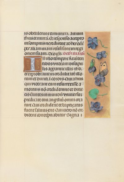 Stundenbuch der Königin Isabella der Katholischen, Königin von Spanien: Fol. 96r, um 1500 von Master of the First Prayerbook of Maximillian