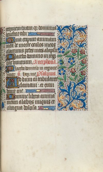 Stundenbuch Gebrauch von Rouen: fol. 104r, um 1470 von Master of the Geneva Latini