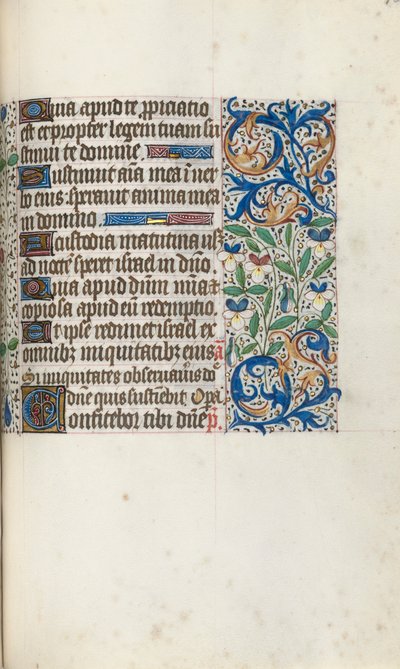 Stundenbuch Gebrauch von Rouen: fol. 106r, ca. 1470 von Master of the Geneva Latini