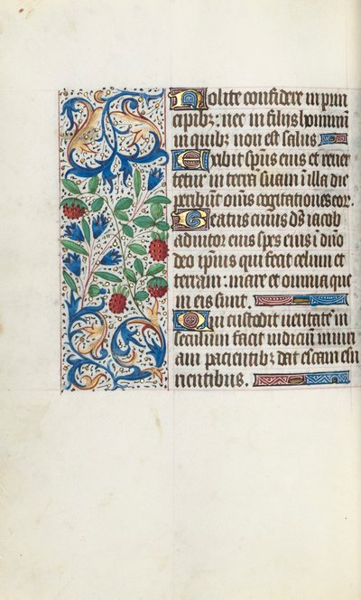 Stundenbuch Gebrauch von Rouen: fol. 108v, ca. 1470 von Master of the Geneva Latini
