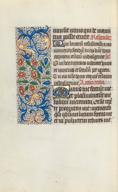 Stundenbuch Gebrauch von Rouen: fol. 116v, ca. 1470 von Master of the Geneva Latini