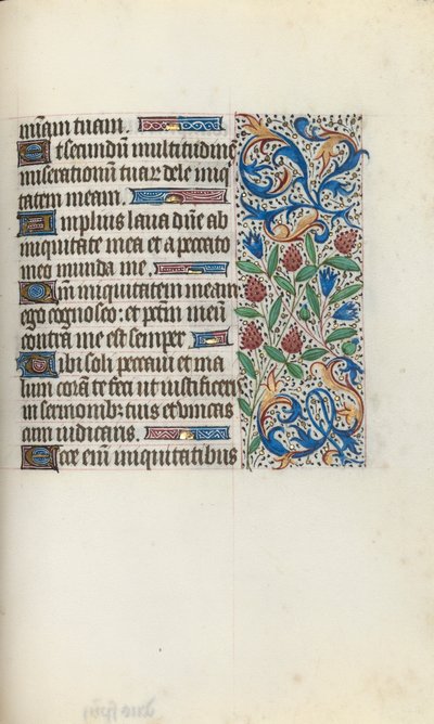 Stundenbuch Gebrauch von Rouen: fol. 134r, um 1470 von Master of the Geneva Latini