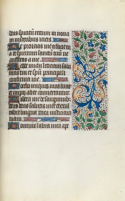 Stundenbuch Gebrauch von Rouen: fol. 135r, ca. 1470 von Master of the Geneva Latini