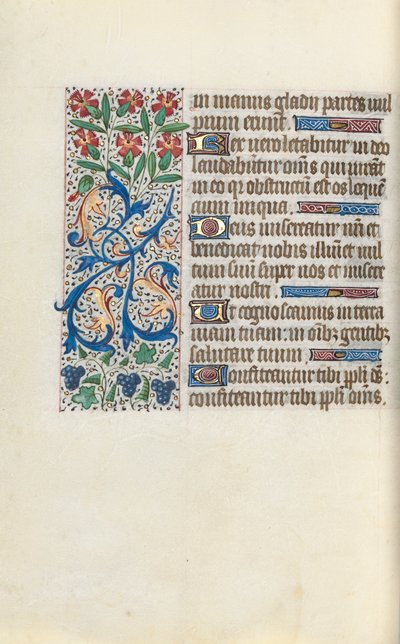 Stundenbuch Gebrauch von Rouen: fol. 138v, um 1470 von Master of the Geneva Latini