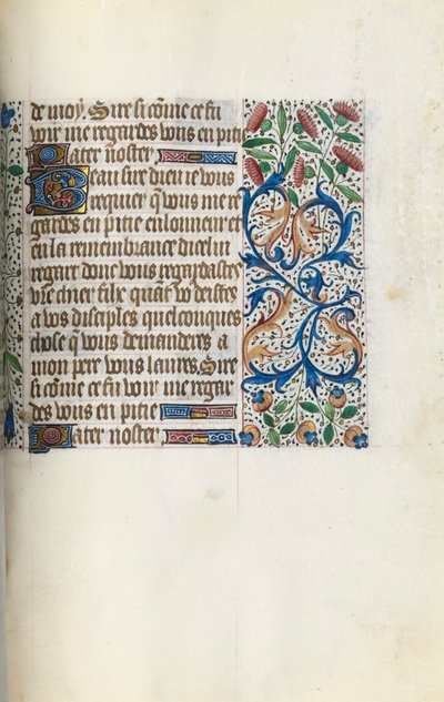 Stundenbuch Gebrauch von Rouen: fol. 153r von Master of the Geneva Latini