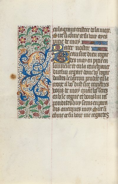 Stundenbuch Gebrauch von Rouen: fol. 154v, ca. 1470 von Master of the Geneva Latini