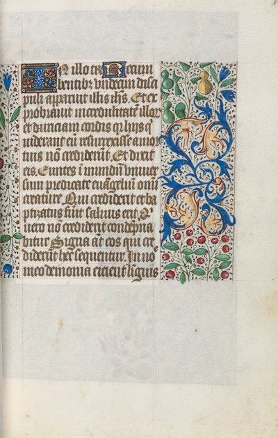 Stundenbuch Gebrauch von Rouen: fol. 18r, ca. 1470 von Master of the Geneva Latini