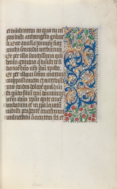 Stundenbuch Gebrauch von Rouen: fol. 20r, ca. 1470 von Master of the Geneva Latini