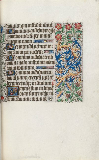 Stundenbuch Gebrauch von Rouen: fol. 62r, um 1470 von Master of the Geneva Latini
