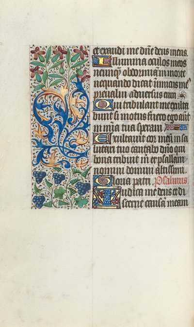 Stundenbuch Gebrauch von Rouen: fol. 75v, ca. 1470 von Master of the Geneva Latini
